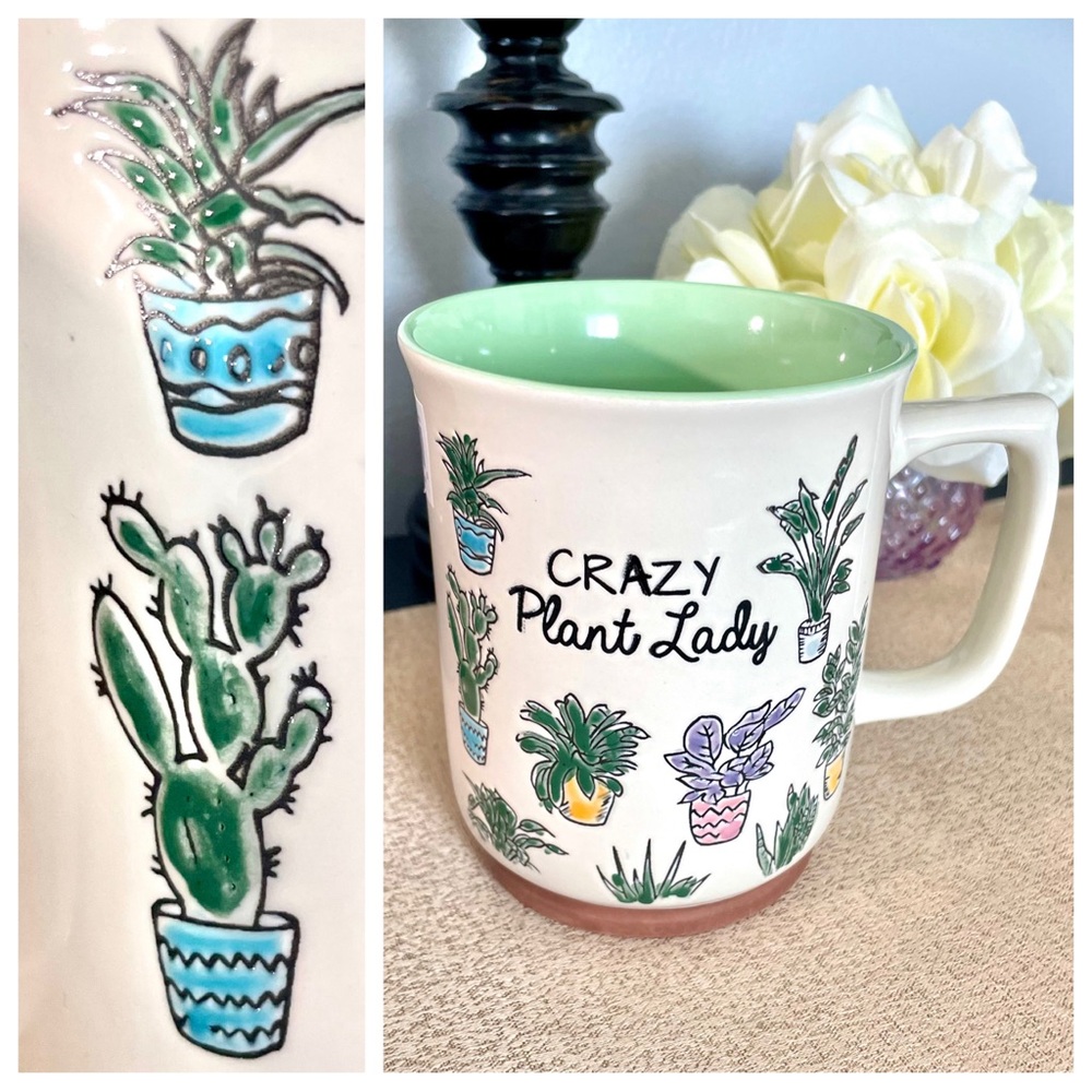 New CRAZY PLANT 🪴 LADY Ceramic Mug